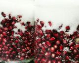 クリスマスに ざくろシロップ作り方3写真