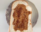 ハムとチーズのお好み焼き風トースト作り方1写真