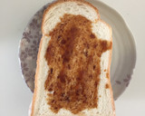 ハムとチーズのお好み焼き風トースト作り方1写真