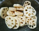 簡単美味！れんこんの天ぷら♪作り方3写真