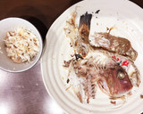 鯛の塩焼きの残りで☆簡単鯛めし作り方1写真