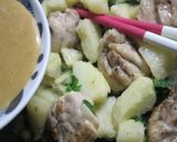 鶏とじゃがいもの炒め物作り方7写真