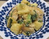 鶏とじゃがいもの炒め物作り方8写真