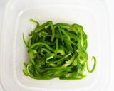ピーマンの胡麻＆胡麻油和え作り方2写真