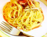 簡単♪ホッキ貝とキノコのクリームパスタ作り方9写真