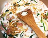 牛乳だけでクリーミーパスタ作り方4写真