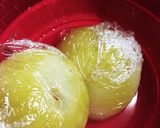 簡単玉ねぎ丸ごとスープ作り方4写真
