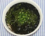簡単干しシイタケパウダーと乾燥海藻スープ作り方21写真