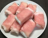 はんぺんの豚肉巻きポン酢おろし作り方2写真