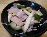 ハムときゅうりとセロリの辛味和え作り方5写真