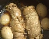 炊飯器で柔らかい鶏ムネ肉巻と煮卵♡作り方9写真