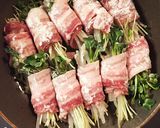 節約☆もやしとカイワレの豚肉巻き作り方4写真