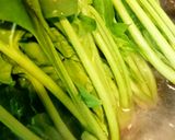 春菊とほうれん草の胡麻和え作り方2写真
