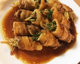 節約☆もやしとカイワレの豚肉巻き作り方6写真