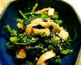 春菊とほうれん草の胡麻和え作り方8写真