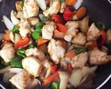 万能チリソース！！鶏肉と野菜の炒め物♡作り方5写真