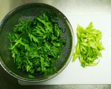 簡単！カツオのたたき 春菊盛り作り方1写真