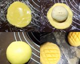 カリッ♡フワッ♡メロンパン♡手作りで♡作り方8写真