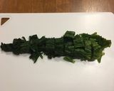 血液サラサラ！春菊のローストアマニ和え作り方1写真