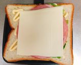 ハムチーホットサンドは2種類の味で。作り方5写真
