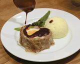 クリスマスケーキ風★ミートローフ作り方10写真