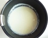 牛乳とレモン果汁で　カッテージチーズ作り方1写真