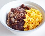 牛肉の天ぷらと玉子そぼろ丼作り方7写真