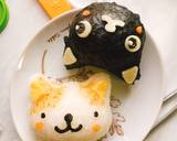 【キャラ弁】黒猫ブチ猫の猫おにぎり作り方11写真