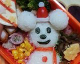 キャラ弁♡雪だるまミッキー 簡単作り方7写真