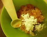 甘酢ダレで食べる☆レンコンのはさみ揚げ☆作り方2写真