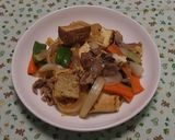 簡単★豚肉と生揚げの節約チャンプル作り方6写真