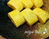 お弁当に♡綺麗なだし巻き玉子♪成形の仕方作り方3写真