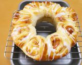 XmasアップルリングHB林檎ちぎりパン作り方24写真