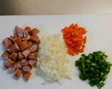 簡単 フライパンでカレーピラフ♪作り方1写真
