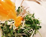 もやしと豆苗とサキイカのプチお好み焼き☆作り方2写真