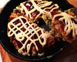 もやしと豆苗とサキイカのプチお好み焼き☆作り方5写真