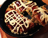 もやしと豆苗とサキイカのプチお好み焼き☆作り方5写真
