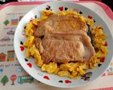 豚生姜のり玉丼作り方5写真