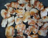 簡単！里芋とレンコンと鶏肉の煮物♪作り方4写真