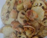 簡単！里芋とレンコンと鶏肉の煮物♪作り方8写真