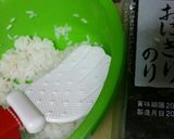 簡単♥おにぎりのりで ネギトロ巻き!作り方1写真