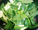 青菜のシャッキリ炒め作り方4写真
