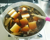 豆腐ときのことたまねぎの和風スープ作り方6写真