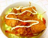 焼肉ダレ風♪簡単やみつき!鶏野菜どんぶり作り方7写真