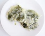 ハート型が可愛い　おかわかめの天ぷら作り方5写真