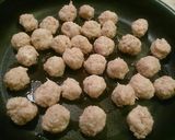 肉団子ケチャップソース味作り方3写真