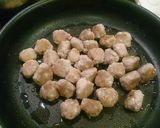 肉団子ケチャップソース味作り方4写真