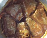 今日はご馳走♪ 牛肉のデミグラスソース煮作り方5写真
