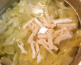 白菜と油揚げと豆腐のお味噌汁☆作り方3写真