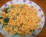 簡単！！！チーズ半熟目玉焼きビビンバ作り方1写真